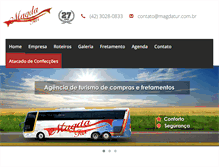 Tablet Screenshot of magdatur.com.br